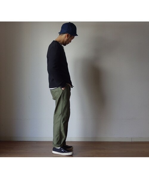 SAINT JAMES（セントジェームス）の「【ラスト1枚！】SAINTJAMES セントジェームス V-NECK COTTON CARDIGAN Vネックコットンカーディガン NOIR ブラック【正規取り扱い品】（カーディガン/ボレロ・メンズ・その他）」の5枚目の写真