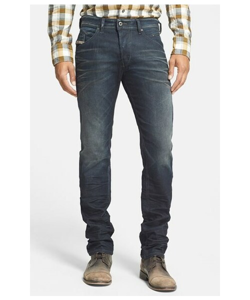 Diesel（ディーゼル）の「DIESEL® 'Belther' Slim Fit Jeans (0827K)（デニムパンツ）」 - WEAR