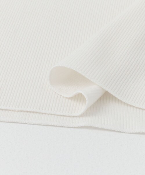 URBAN RESEARCH DOORS(アーバンリサーチドアーズ)の「『UR TECH』テレコタートルネックTシャツ(トップス・レディース・BLACK/OFF WHITE・M)」の4枚目の写真