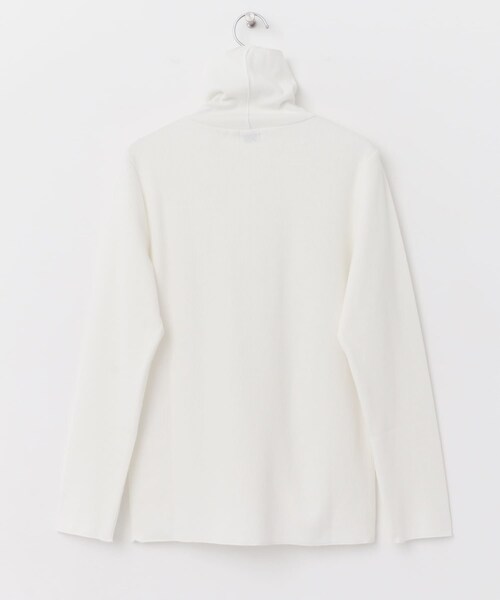 URBAN RESEARCH DOORS(アーバンリサーチドアーズ)の「『UR TECH』テレコタートルネックTシャツ(トップス・レディース・BLACK/OFF WHITE・M)」の3枚目の写真