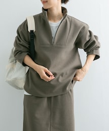 URBAN RESEARCH DOORS（アーバンリサーチドアーズ）の「add fabrics ハーフZIPプルオーバー（トップス）」