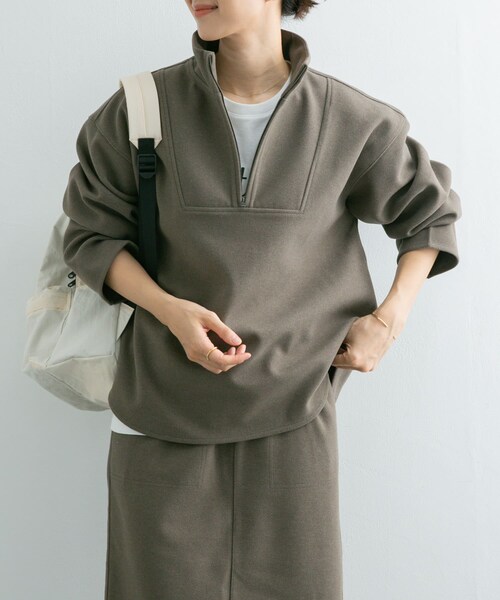 新品タグ付◆ add fabrics ハーフZIPプルオーバー　DOORS UR TECH』ハーフZIPプルオーバー[DR47-21E105]｜URBAN RESEARCH