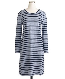 J.CREW | Stripe side-zip tee dress(ワンピース)