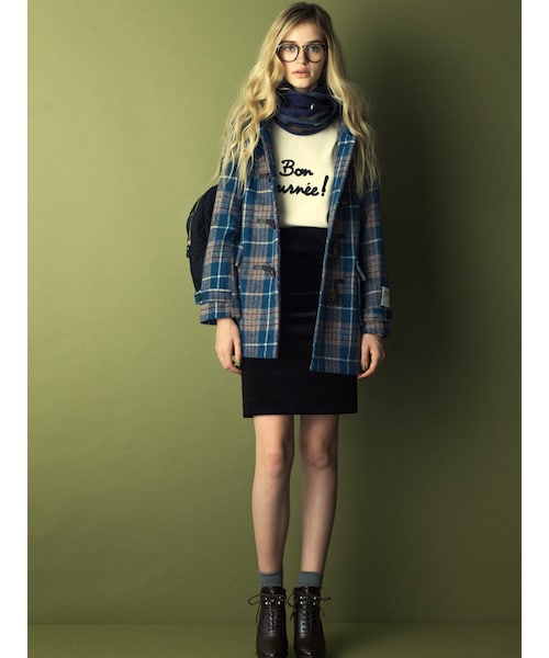 dazzlin（ダズリン）の「【dazzlin】ハリスツイードダッフルコート