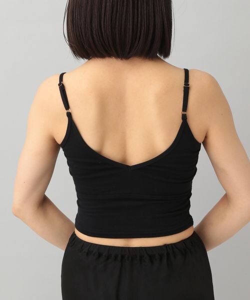 A part by（アパートバイ）の「cohan(コハン)スマイルコットンブラキャミ_カップ付き（アンダーウェア・レディース・ブラック 09/ダークブラウン 57・F）」の13枚目の写真