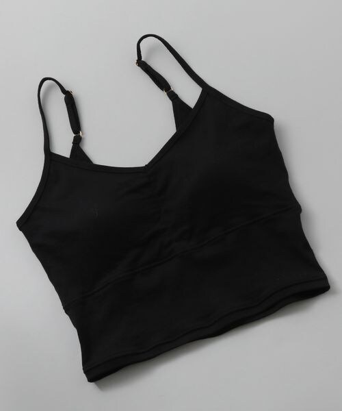 A part by（アパートバイ）の「cohan(コハン)スマイルコットンブラキャミ_カップ付き（アンダーウェア・レディース・ブラック 09/ダークブラウン 57・F）」の3枚目の写真
