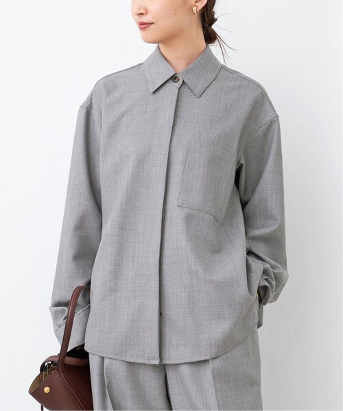 DEUXIEME CLASSE - Deuxieme Classe WOOL SERGE JACK シャツ Deuxieme Classe（ドゥーズィエムクラス）の「WOOL SERGE JACK