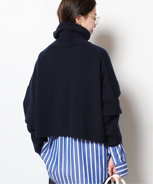 DEUXIEME CLASSE - ミューズドゥドゥーズィエムクラス　Cropped タートルネックプルオーバー ミューズドゥドゥーズィエムクラス Cropped タートルネックプル