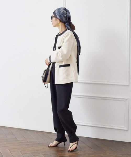 新品未使用タグ付★VERMEIL par iena ダブルクロスジョグパンツ VERMEIL par iena（ヴェルメイユパーイエナ）の「ダブルクロス