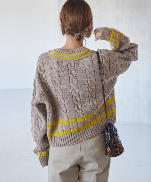 JOURNAL STANDARD relume ニット ウール100% M 黒 襟付きディーププルオーバー（ニット⁄セーター）｜JOURNAL STANDARD