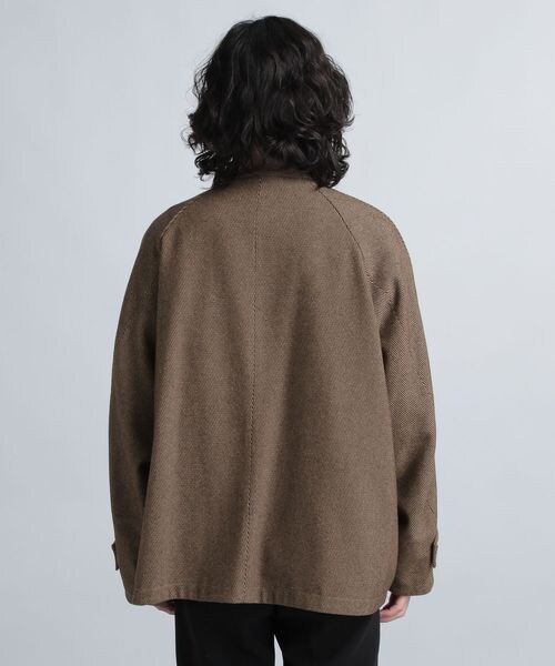 HARE(ハレ)の「リバーシブルオーバースタンドブルゾン(ジャケット/アウター・メンズ・ブラック09/ブラウン56・S/M)」の12枚目の写真