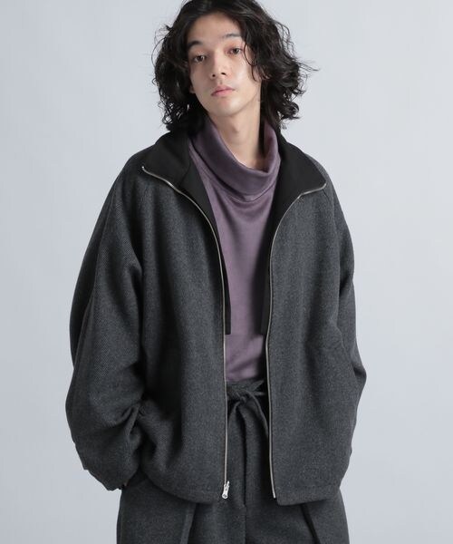HARE(ハレ)の「リバーシブルオーバースタンドブルゾン(ジャケット/アウター・メンズ・ブラック09/ブラウン56・S/M)」の8枚目の写真