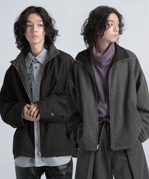 HARE | リバーシブルオーバースタンドブルゾン(ジャケット/アウター)