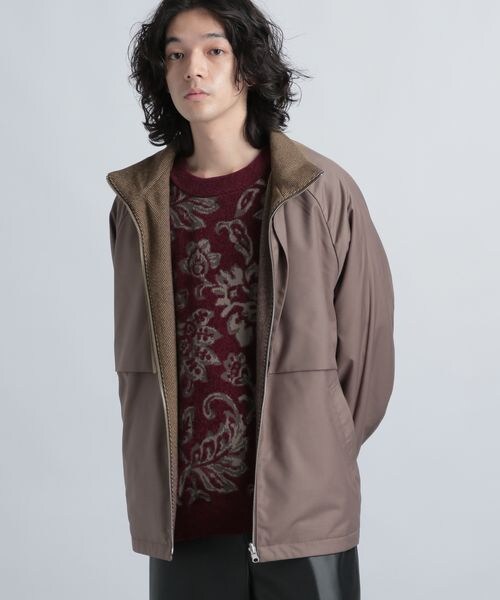 HARE(ハレ)の「リバーシブルオーバースタンドブルゾン(ジャケット/アウター・メンズ・ブラック09/ブラウン56・S/M)」の5枚目の写真