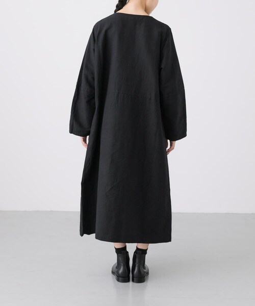 Vlas Blomme（ヴラスブラム）の「Vlas Blomme Cotton Linenラチネワンピース（ワンピース/ドレス・レディース・Black・FREE）」の11枚目の写真