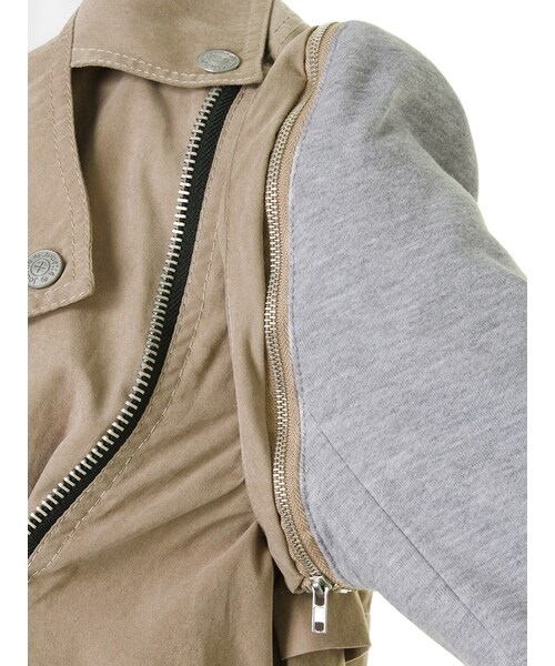 jouetie(ジュエティ)の「ライダーストレンチCT(ジャケット/アウター・レディース・ネイビー/ベージュ・M)」の10枚目の写真