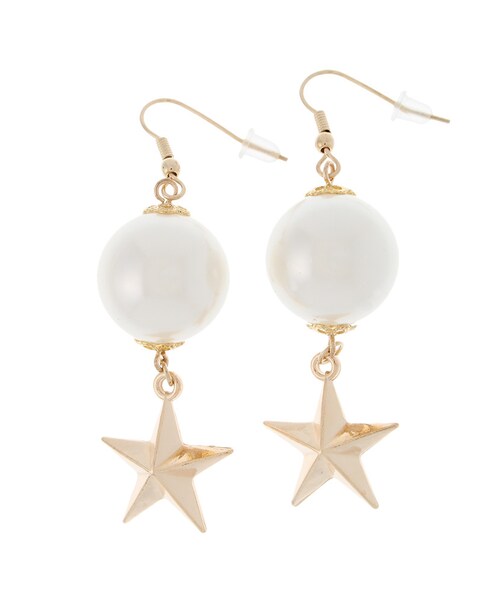 merry jenny（メリージェニー）の「【goods】solidstarピアス（アクセサリー・レディース・シルバー/ゴールド・F）」の2枚目の写真