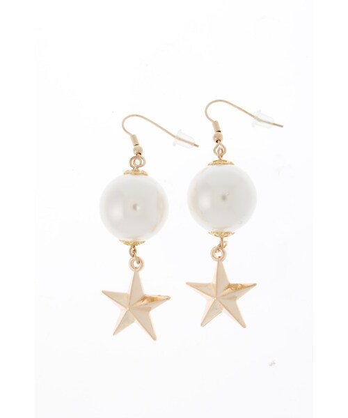 merry jenny（メリージェニー）の「【goods】solidstarピアス（アクセサリー・レディース・シルバー/ゴールド・F）」の3枚目の写真