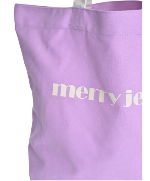 merry jenny（メリージェニー）の「【merryjenny】キャンバスA3ロゴトート（バッグ・レディース・オフホワイト/ブラック/ピンク/ブルー/ラベンダー・F）」の10枚目の写真