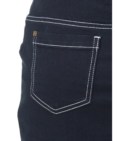 MURUA（ムルーア）の「【CASUAL】バックスリットデニムスカート（スカート・レディース・ブルー/インディゴ・1/2）」の8枚目の写真