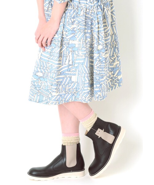 Ne-net（ネネット）の「<先行予約> こけしサイドゴア（その他・レディース・dark brown/black・01/02/03）」の9枚目の写真