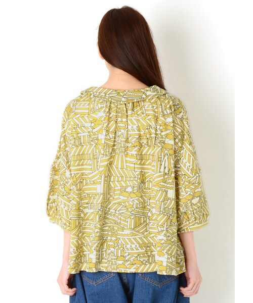 Ne-net(ネネット)の「<先行予約> ジャパンボーダー(その他・レディース・yellow/light blue・02)」の4枚目の写真