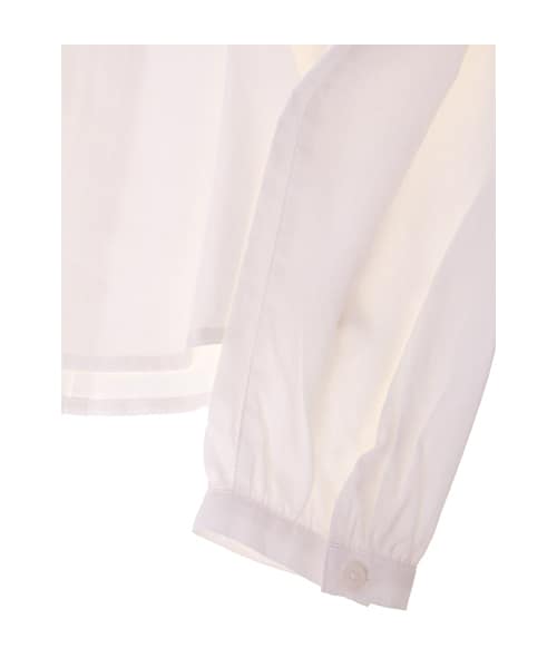 w closet（ダブルクローゼット）の「パール付きピンタックブラウス（トップス・レディース・オフホワイト/ネイビー・FREE）」の8枚目の写真