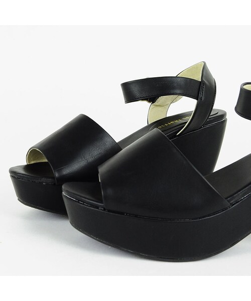 ORiental TRaffic（オリエンタルトラフィック）の「ストラップサンダル（シューズ・レディース・ブラック/ブラウン/ホワイト・S/M/L/LL）」の4枚目の写真