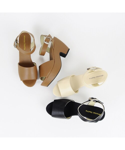 ORiental TRaffic（オリエンタルトラフィック）の「ストラップサンダル（シューズ・レディース・ブラック/ブラウン/ホワイト・S/M/L/LL）」の10枚目の写真