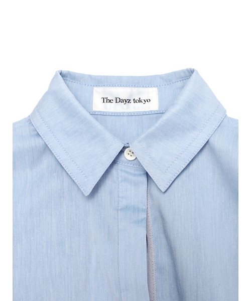 THE DAYZ TOKYO（ザデイズトーキョー）の「タイプライターシャツワンピース（ワンピース/ドレス・レディース・ホワイト/ブルー・36/36(インナー)/38/38(インナー)）」の12枚目の写真