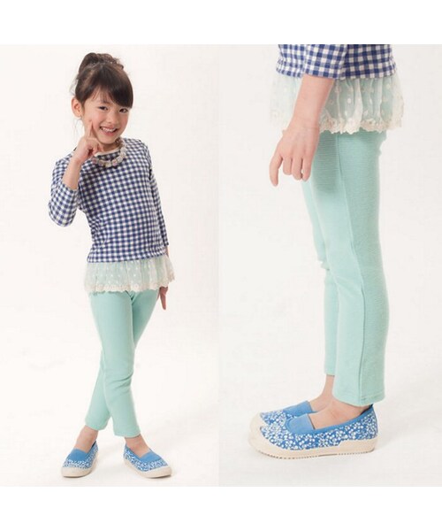 apres les cours（アプレレクール）の「【P7】デイリーユーススリッポン（シューズ・キッズ・ブラック/ブルー/ミント/ネイビーブルー/ピンク/レッド/サーモンピンク/イエロー・14/15/16/17/18/19）」の22枚目の写真