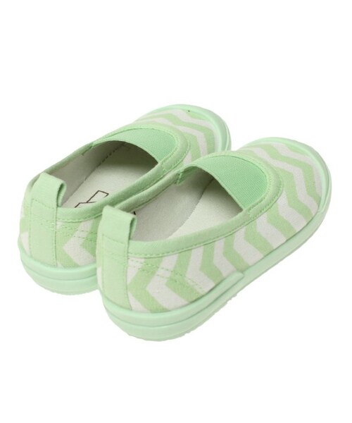 apres les cours（アプレレクール）の「【P7】デイリーユーススリッポン（シューズ・キッズ・ブラック/ブルー/ミント/ネイビーブルー/ピンク/レッド/サーモンピンク/イエロー・14/15/16/17/18/19）」の11枚目の写真