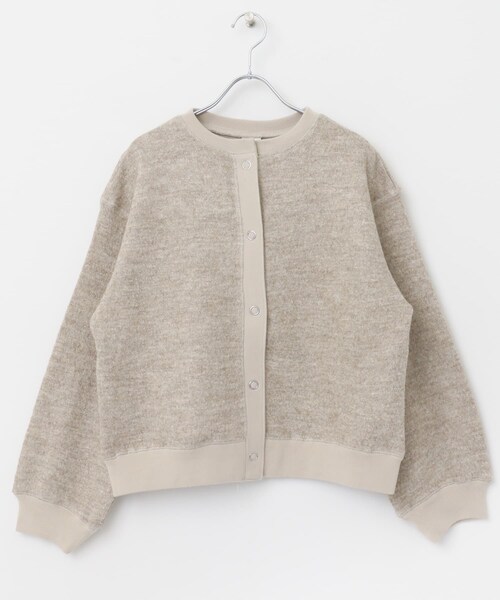 URBAN RESEARCH DOORS ウール混ブークレカーディガン URBAN RESEARCH DOORS（アーバンリサーチドアーズ）の「ウール混