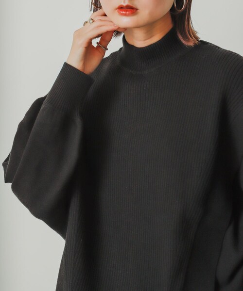 SENSE OF PLACE by URBAN RESEARCH（センスオブプレイスバイアーバンリサーチ）の「ストレッチショルダータックセーター（トップス・レディース・ORANGE/OFF WHITE/BLACK/GRAY・one）」の12枚目の写真