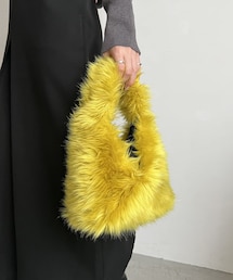 CAPRICIEUX LE'MAGE | 〈LE VERNIS/ル・ベルニ〉エコファーバッグ(ハンドバッグ)