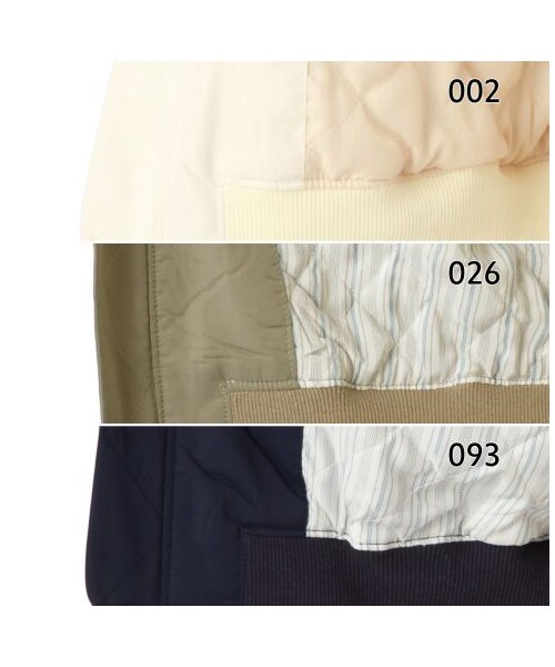 MINIMUM（ミニマム）の「MA-1風ジップブルゾン（ブルゾン（ジャンパー）・レディース・カーキ系/ホワイト系/ネイビー・S/M）」の9枚目の写真