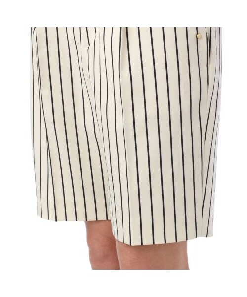 MINIMUM（ミニマム）の「ストライプショートパンツ（ショートパンツ・レディース・ホワイト・M）」の5枚目の写真