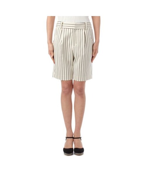 MINIMUM（ミニマム）の「ストライプショートパンツ（ショートパンツ・レディース・ホワイト・M）」の7枚目の写真