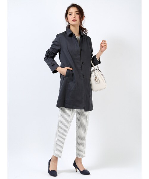 MYSELF ABAHOUSE(マイセルフアバハウス)の「ギャザーパンツ(パンツ・レディース・ホワイト/オフホワイト・F)」の10枚目の写真