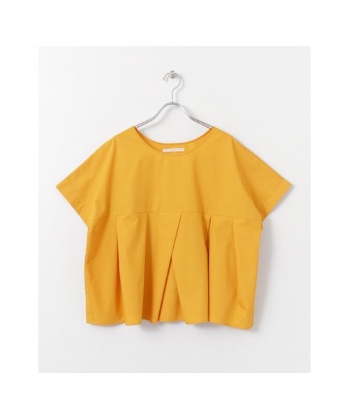 KBF（ケイビーエフ）の「ランダムタックプルオーバー（トップス・レディース・WHITE/SAX/YELLOW/NAVY・one）」の4枚目の写真