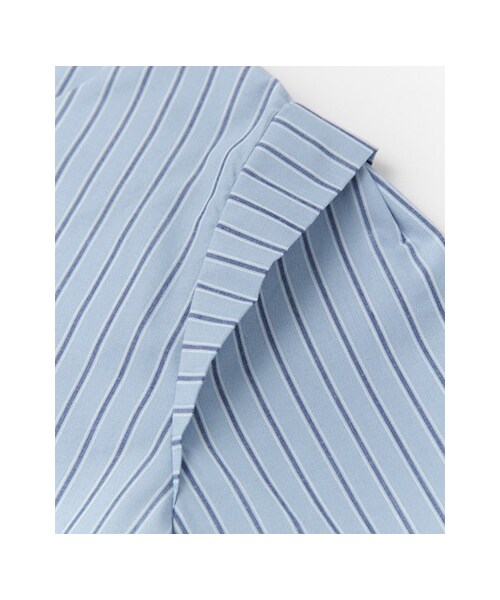 KBF(ケイビーエフ)の「ストライプ肩タックプルオーバー(トップス・レディース・BEIGE/WHITE/BLUE・one)」の12枚目の写真