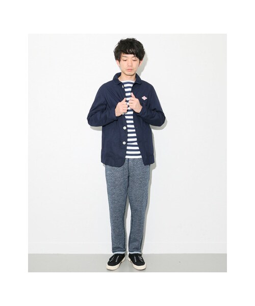 URBAN RESEARCH DOORS（アーバンリサーチドアーズ）の「DANTON　KND DOWNPROOF JACKET（ジャケット/アウター・メンズ・NAVY/GREIGE・38/40/42）」の3枚目の写真