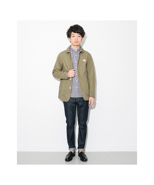 URBAN RESEARCH DOORS（アーバンリサーチドアーズ）の「DANTON　KND DOWNPROOF JACKET（ジャケット/アウター・メンズ・NAVY/GREIGE・38/40/42）」の5枚目の写真