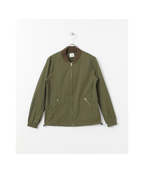 URBAN RESEARCH（アーバンリサーチ）の「ツイルストレッチリブブルゾン（ジャケット/アウター・メンズ・NAVY/BLACK/KHAKI・M/L）」の3枚目の写真
