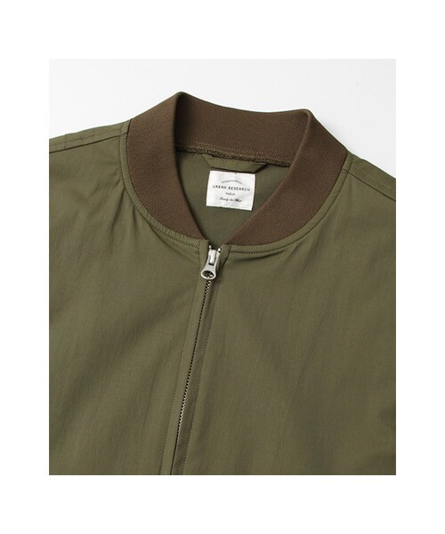URBAN RESEARCH（アーバンリサーチ）の「ツイルストレッチリブブルゾン（ジャケット/アウター・メンズ・NAVY/BLACK/KHAKI・M/L）」の13枚目の写真