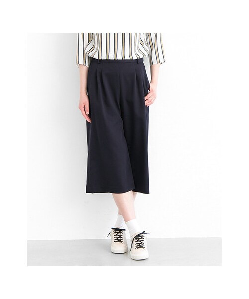 URBAN RESEARCH（アーバンリサーチ）の「クロップドワイドパンツ（パンツ・レディース・KHAKI/NAVY・FREE）」の5枚目の写真