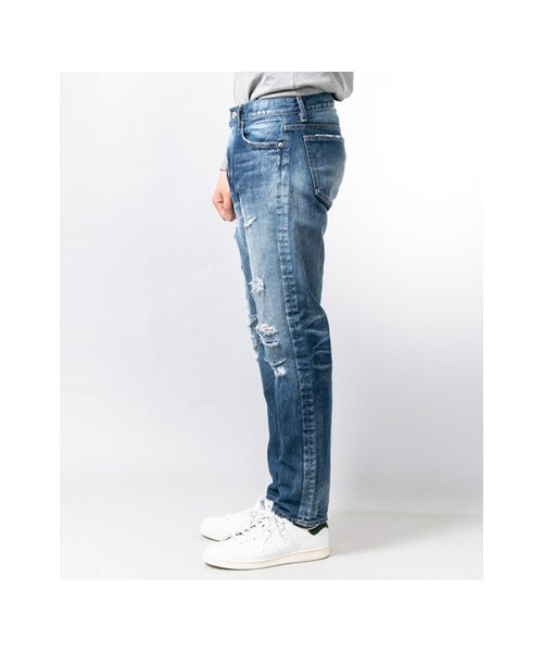 URBAN RESEARCH（アーバンリサーチ）の「URiD　CRUSH DENIM（パンツ・メンズ・INDIGO・S/M/L）」の5枚目の写真