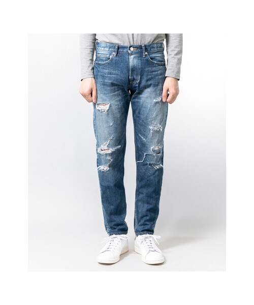 URBAN RESEARCH（アーバンリサーチ）の「URiD　CRUSH DENIM（パンツ・メンズ・INDIGO・S/M/L）」の4枚目の写真