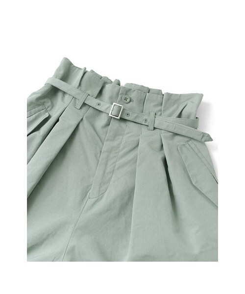 KBF(ケイビーエフ)の「クロップドビッグパンツ(パンツ・レディース・L.KHAKI/WHITE/BLACK・one)」の10枚目の写真
