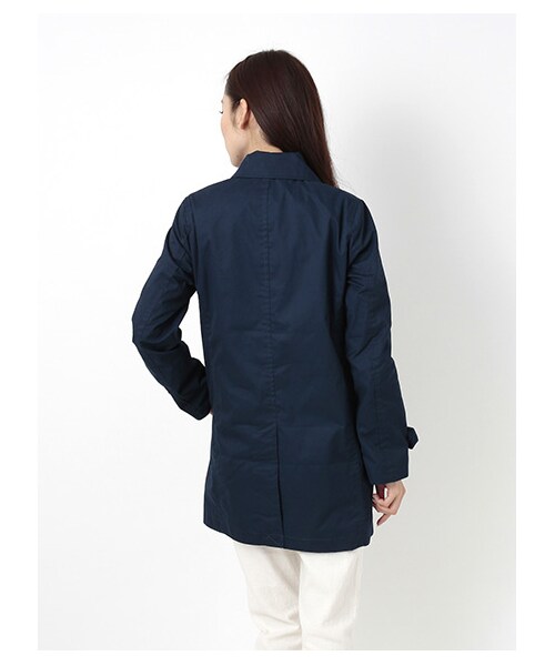 SEVENDAYS=SUNDAY（セブンデイズサンデイ）の「・TCツイル裏コーティング ステンカラーコート（コート　・レディース・ベージュ/カーキ/ネイビー・M/L）」の6枚目の写真